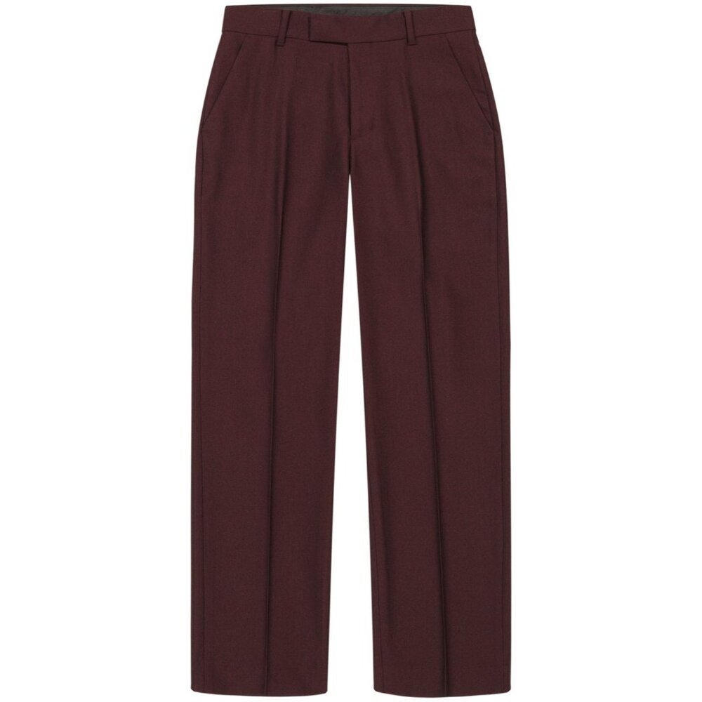 Calvin Klein Big Boys Stretch Cord Stripe Pant - Dark Red